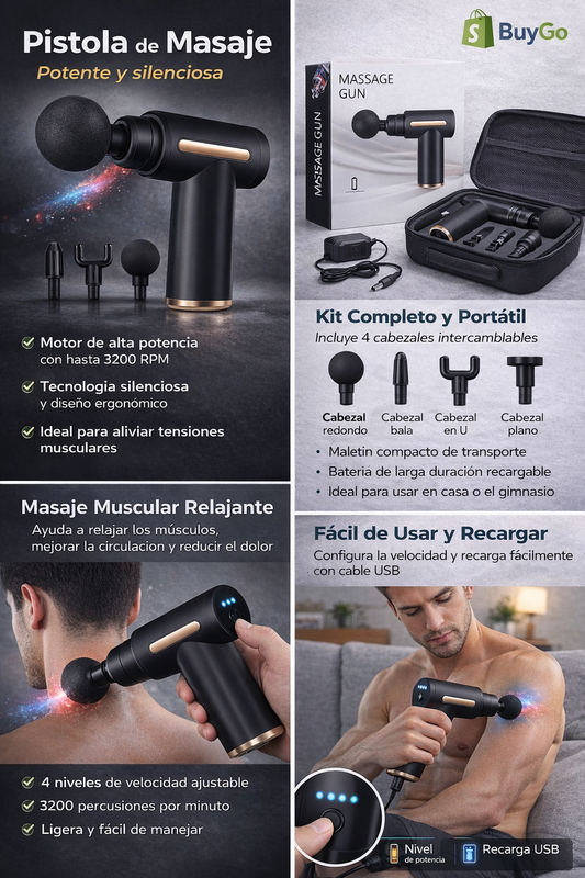 Pistola Masajeadora  Gun surtido