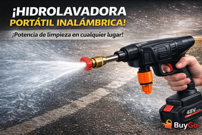 Hidrolavadora Inalambrica + Batería + Adaptador