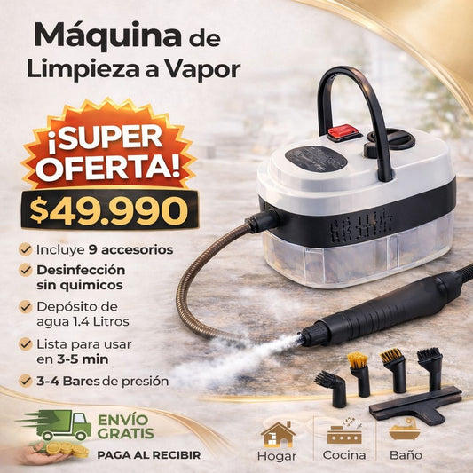 Maquina de limpieza a vapor